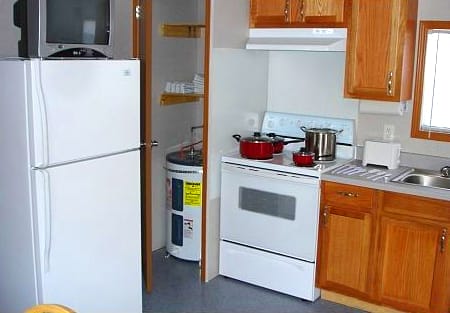 Cooking area of kitchen