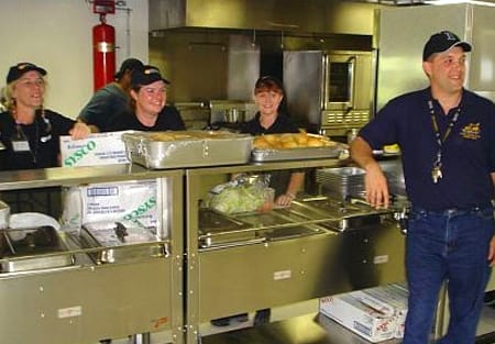 Lots of hungry helpers