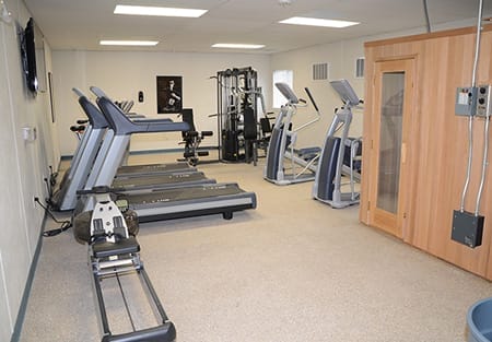 Gyms are good for relieving stress