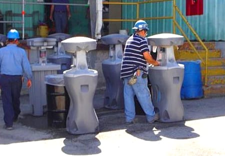 Hand-washing stations