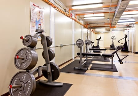 Gyms are good for relieving stress