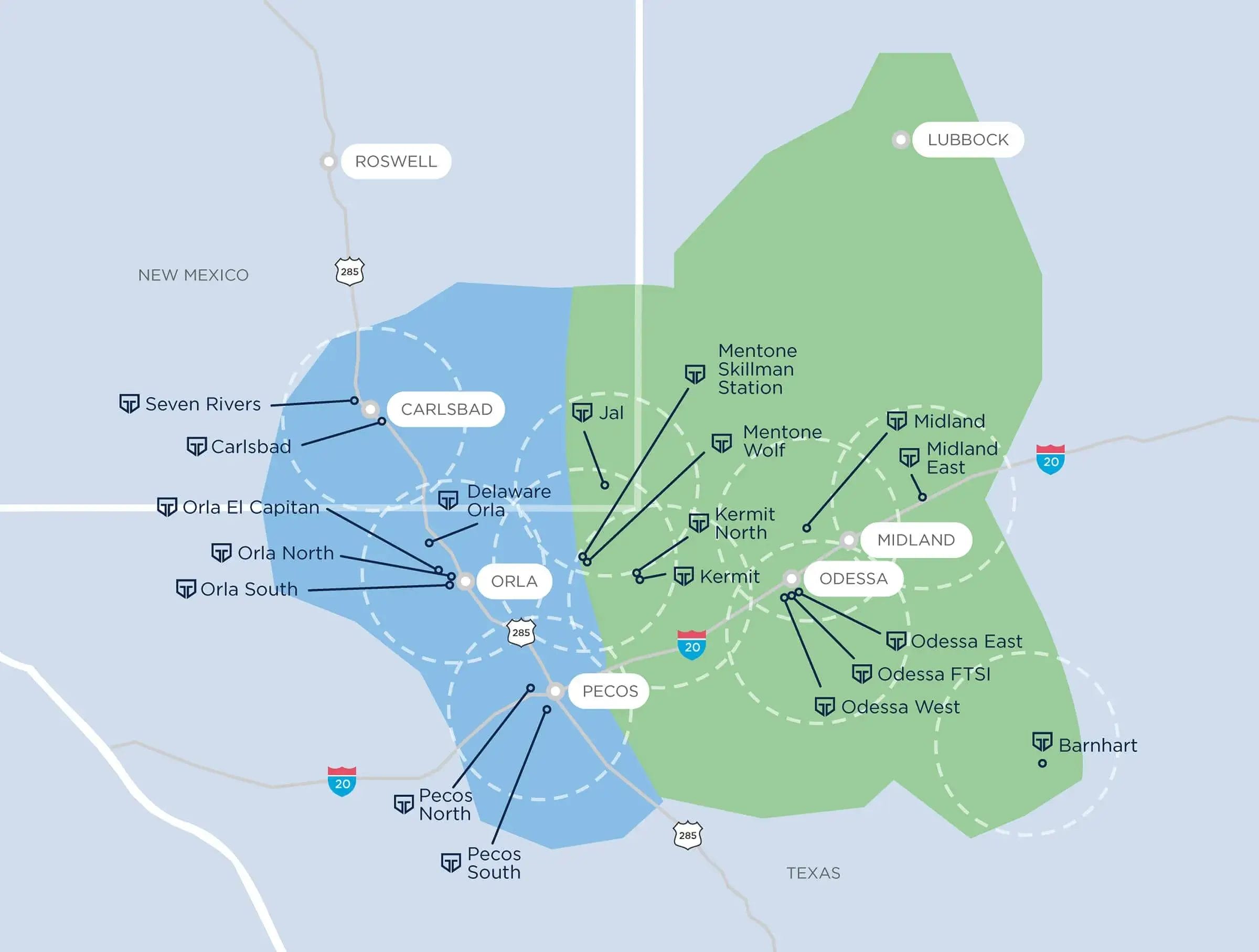 The Target Hospitality Network in the Permian Basin
